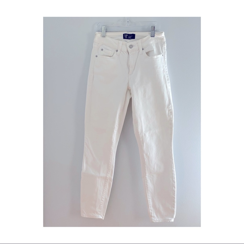 Gap Curvy Legging Jeans in White - Mid Rise